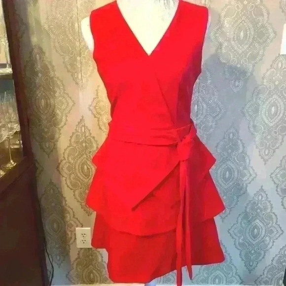 NWT TED BAKER Chrisey Fixed Wrap Midi Dress - Picture 2 of 9